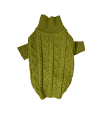 Load image into Gallery viewer, Olive Cable Knit Sweater
